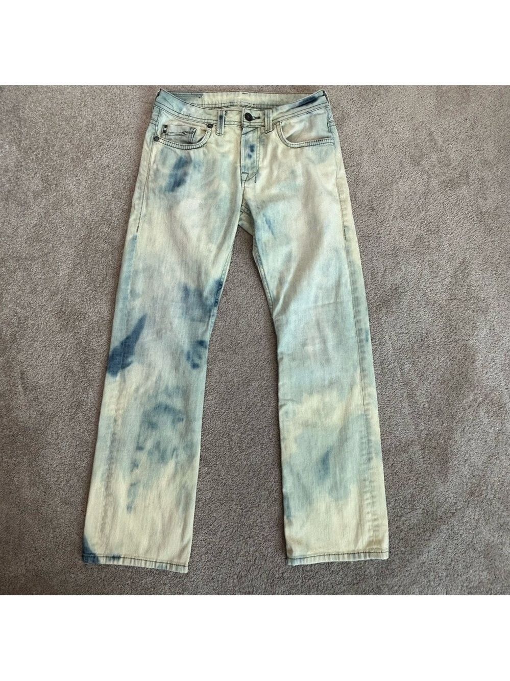 Buffalo David Bitton travis jeans acid wash stone wash🔥